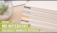 Midori MD Notebooks: High Quality Minimalist Notebooks for Journalers and Artists