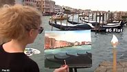 How to Paint the Grand Canal of Venice Italy | Paint and Sip at Home | Step by Step tutorial