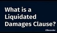 concept of liquidated damages | liquidated damages in contract law | liquidated damages in contracts