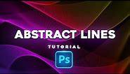 How to create abstract lines in Photoshop 🧬