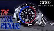 CITIZEN PROMASTER Eco-Drive GMT (Sapphire ISO Rated Pro Diver)