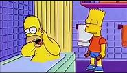 Bart hits Homer with chair - Meme Compilation