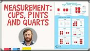 Capacity Measurement: Cups, Pints and Quarts | Math for 1st Grade | Kids Academy