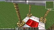 Minecraft How To Make a 4 Poster Bed
