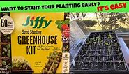 Jiffy Greenhouse Seed Starter Kit Test and Results