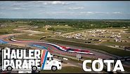 Watch the NASCAR Cup haulers enter the Circuit of the Americas | NASCAR at COTA