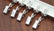 Coideal Small Curtain Clips Hooks Silver