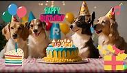 🐶 🎂 Barking Dogs Happy Birthday Song