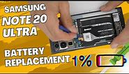 Watch how to replace & install new BATTERY on Samsung Galaxy NOTE 20 ULTRA
