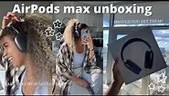 UNBOXING space grey *AIRPODS MAX* my honest thoughts/ should you buy them?