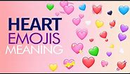 WhatsApp Heart Emojis Real Meanings | All Heart Emojis Explained
