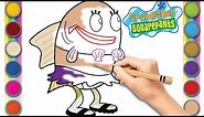 How to draw and Color Jennifer Millie from Spongebob Squarepants