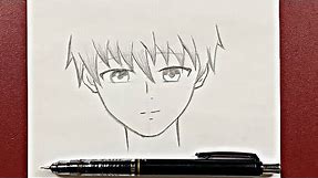 Easy to draw | how to draw anime boy step-by-step