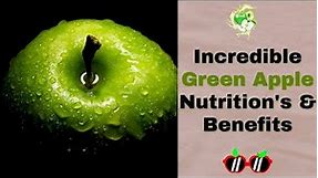 🍏 Top 15 Green Apple Nutritional Benefits ~Why Should We Eat Green Apples ~ Green Apple Nutrition's