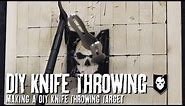 Making a DIY Knife Throwing Target