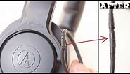 EASY Repair Cut & Broken Headphone cable DIY