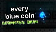 All Blue Coin Locations in Geometry Dash (All 4 The Tower Levels)
