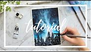 STEP BY STEP Galaxy Tutorial: Painting With Watercolor