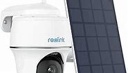REOLINK Argus PT Lite+SP - 3MP Solar Wireless Camera Security Outdoor, 360° Pan-Tilt, Person/Vehicle Detection, 2.4GHz WiFi Solar Powered Camera for Home Security, No Monthly Fee, Local Storage