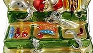 Tackle Box Fishing Sport Polish Glass Christmas Tree Ornament Souvenir