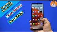 How To Show Battery Percentage in Samsung Galaxy A22 , Samsung Galaxy A22 Battery Percentage Setting