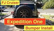 FJ Cruiser ExpeditionOne Bumper Install