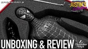 Spider-Man 3 Black Suit 1/6 Scale Figure Thunder Toys Unboxing & Review