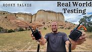 The Best Walkie Talkie? Real World Testing Rocky Talkie Radios. We're Impressed!