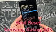 How to Hard Reset Samsung Galaxy A03