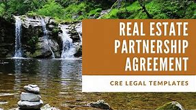 Forming a Real Estate Joint Venture (Partnership) - What to Know + JV Partnership Agreement Template