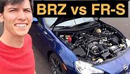 Subaru BRZ vs Scion FR-S (Toyota GT86) - 8 Performance Differences
