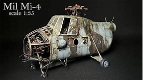 Mil Mi-4 - 1:35 Weathered Soviet Helicopter - modify and paint