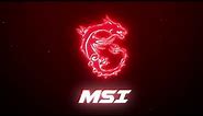 MSI logo reveal