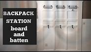 CREATIVE WAY TO BUILD A BACKPACK STATION COAT STATION DIY