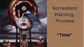 Surrealism Painting//The Concept of Time