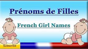 French Lesson 16 - French Girl Names