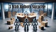 🤖 "Triple Unboxing Extravaganza: Unveiling 3 Nao Robots by Softbank Robotics | Tech Delight!" 📦✨