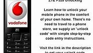 Unlock ZTE F320 - SIM Network Unlock PIN