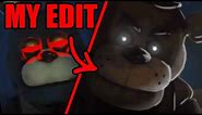 I edited the FNAF movie trailer's RED EYES