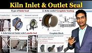 Inlet & Outlet seal of Rotary Kiln | Lamella Seal | Graphite seal | Pneumatic operated |