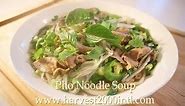 Pho Noodle Soup, easy to prepare Pho beef Noodle Soup