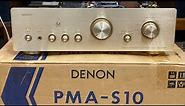 Amply Denon Pma-S10 full box, máy zin đẹp tuyệt vời giá hợp lý nghe nhìn, sưu tầm. Gọi E Trí.