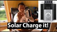 ✅ Solar Charge Your Ring Doorbell! - Install and Review - Wasserstein Solar Mount -- It works!