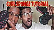 HOW TO USE CURL/TWIST SPONGE TUTORIAL FOR BEGINNER'S