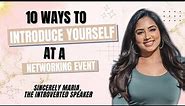 10 Ways to Introduce Yourself at a Networking Event