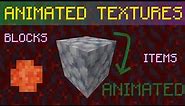Animated Texture for Blocks and Items (Mcreator 2021.1)