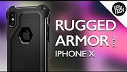 Spigen Rugged Armor Extra Case for iPhone X - Review (Spigen Rugged Armor Black) | 4K