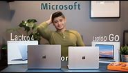 Microsoft Surface Laptop 4 or Surface Laptop Go? How different are they?