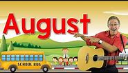 August | Back to School Song | Calendar Song for Kids | Jack Hartmann