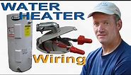 How to Wire a Water Heater and Hook up the wire connections when replacing a water heater.